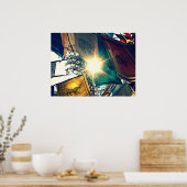 祈りの言葉フラグ ポスター (キッチン)