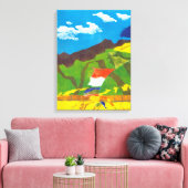 祈りの言葉フラグII キャンバスプリント (インサイチュ (リビング))