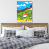 祈りの言葉フラグII キャンバスプリント (インサイチュ (寝室))