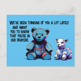 祈りの言葉ベアポストカード ポストカード