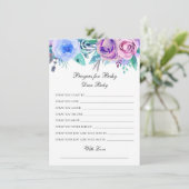 祈りの言葉ベビー。フローラ。バラ祈花 エンクロージャーカード (スタンド正面)