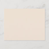 祈りの言葉ベビー。ミニマシンプルリストのピンクの願い アドバイスカード (裏面)