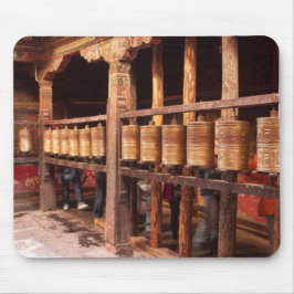 祈りの言葉ホイールチベットマウスパッド マウスパッド