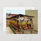 祈りの言葉ホイール、シャングリラカウンティ、雲南省中国 ポストカード (正面/裏面)