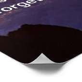 祈りの言葉ポスタービーチ ポスター (角)