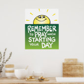 祈りの言葉ポスター ポスター (キッチン)