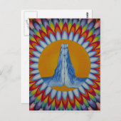 祈りの言葉マウンテンポストカード ポストカード (正面/裏面)