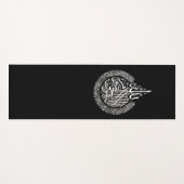 祈りの言葉マットアヤットアルクルシ ヨガマット (正面(横))