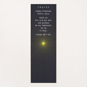 祈りの言葉マット、英語スペインのと(前後)。 ヨガマット (正面)