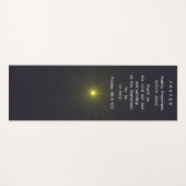 祈りの言葉マット、英語スペインのと(前後)。 ヨガマット (正面(横))