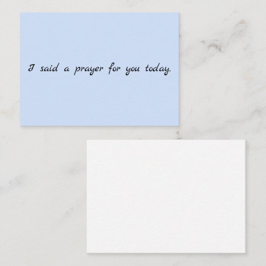 祈りの言葉メモカード ノートカード (正面/裏面)