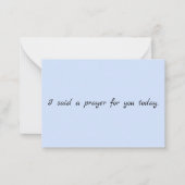 祈りの言葉メモカード ノートカード (正面)
