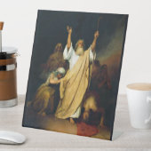 祈りの言葉モーセの後の紅海 台座サイン (インサイチュ)