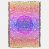 祈りの言葉ラグ スローブランケット (正面縦)