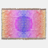 祈りの言葉ラグ スローブランケット (正面)