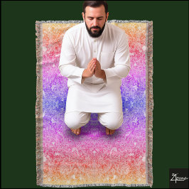 祈りの言葉ラグ スローブランケット