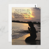 祈りの言葉リクエストチャーチ祈ガール ポストカード (正面/裏面)