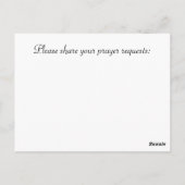祈りの言葉リクエストチャーチ祈ガール ポストカード (裏面)