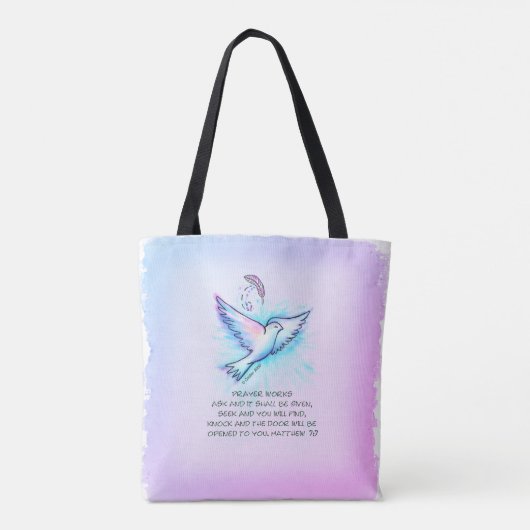 祈りの言葉ワークスクリスチャントートバッグ トートバッグ (裏面)