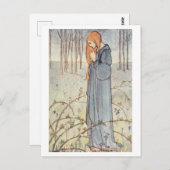 祈りの言葉ヴィンテージイラストレーション ポストカード (正面/裏面)