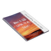 祈りの言葉今日は何のことわざだ?信仰の ノートブック (右側)