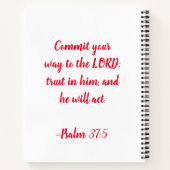 祈りの言葉仕訳帳 ノートブック (裏面)