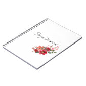 祈りの言葉仕訳帳 | 花 ノートブック (左側)