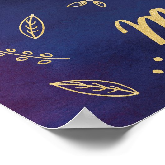 祈りの言葉信仰ホープ奇跡の肯定アートポスター ポスター (角)