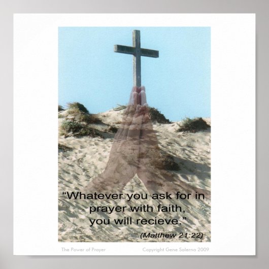 祈りの言葉力 ポスター (正面)