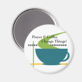 祈りの言葉及びコーヒーマグネット マグネット (正面/裏面)