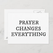 祈りの言葉変更すべてクリスチャン引用文 ポストカード (正面/裏面)