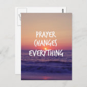 祈りの言葉変更すべてクリスチャン引用文 ポストカード (正面/裏面)