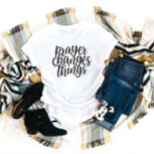 祈りの言葉変更事物キリスト教信仰引用文 Tシャツ