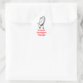 祈りの言葉変更 ラウンドシール (バッグ)