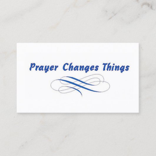 祈りの言葉変更 名刺 (正面)