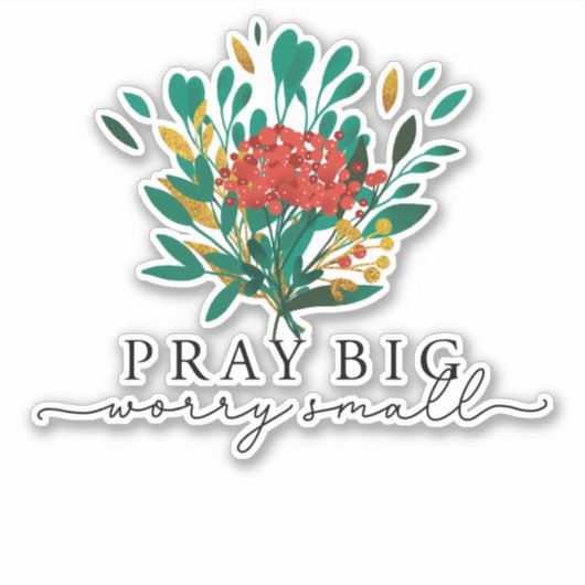 祈りの言葉引用文キリスト教聖書聖句シール シール (正面)