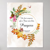 祈りの言葉感動的ラビナッマンブレスロフ引用文 ポスター (正面)