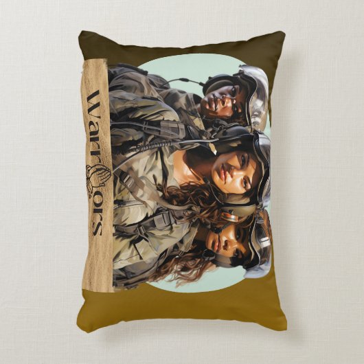 祈りの言葉戦士アクセント枕 アクセントクッション (正面(垂直))