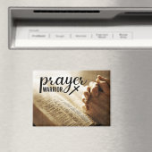 祈りの言葉戦士オープンバイブルクリスチャンクロス マグネット (インサイチュ (食洗機))