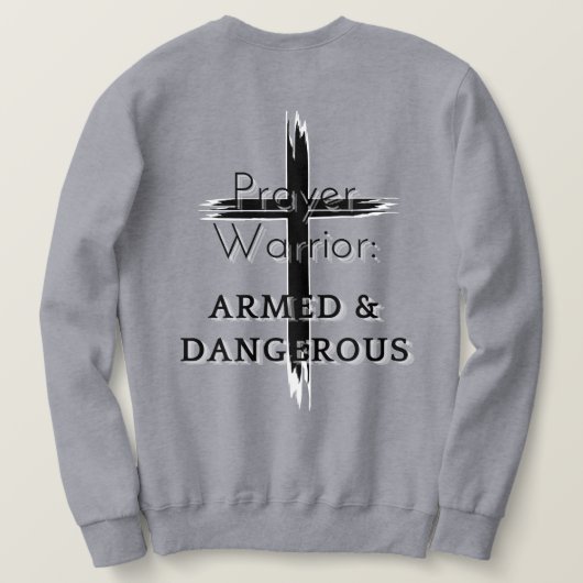 祈りの言葉戦士 スウェットシャツ (デザイン裏面)