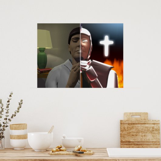 祈りの言葉戦士 ポスター (キッチン)