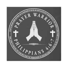 祈りの言葉戦士 メタルプリント