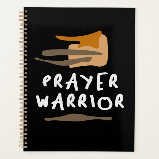 祈りの言葉戦士 – 強く力を与えるクリスチャン プランナー手帳 (正面)