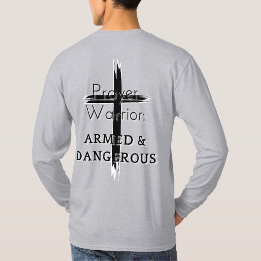 祈りの言葉戦士 Tシャツ (裏面)