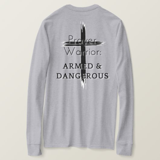 祈りの言葉戦士 Tシャツ (デザイン裏面)