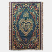 祈りの言葉敷物投げ毛布 スローブランケット (正面縦)