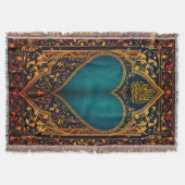 祈りの言葉敷物投げ毛布 スローブランケット (正面)