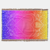 祈りの言葉敷物投げ毛布 スローブランケット (正面)