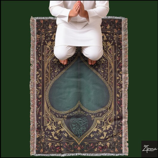 祈りの言葉敷物投げ毛布 スローブランケット