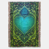 祈りの言葉敷物投げ毛布 スローブランケット (正面縦)